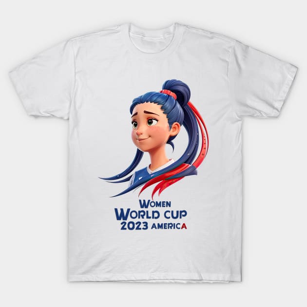 Women world cup T-Shirt by ksemstudio